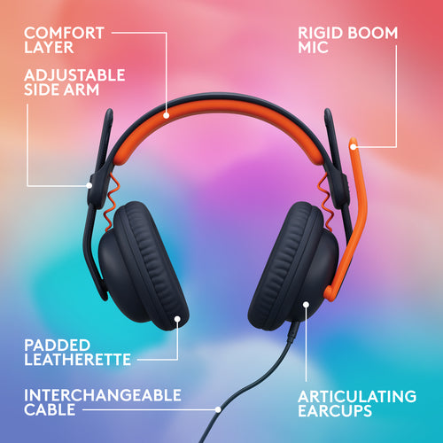 Logitech Zone Learn On Ear 3.5mm AUX Logitech Zone Learn On Ear 3.5mm AUX